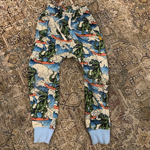 Rock your Kid Surfing Dinosaur Sweatpants - Picture 1 of 4